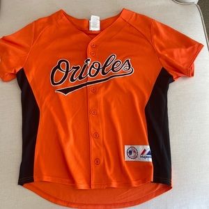Orioles baseball jersey. No name. Kids Large